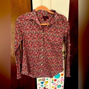 Floral J. Crew/Liberty of London Long Sleeve Button-Up Shirt